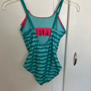 Girl’s Cat & Jack Watermelon Inspired Swimsuit VGUC